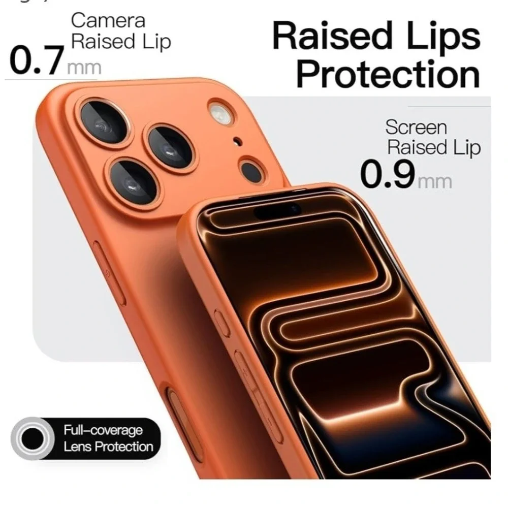 JETech Slim Fit Cases‎ (2) for iPhone 17 Pro 6.3 Inch Matte Hard Back Cover